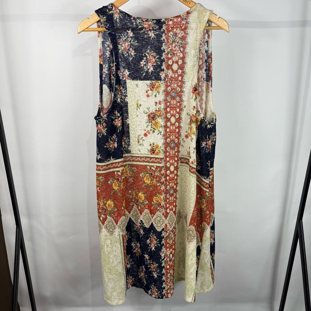 Patchwork Duster Vest Size Xl - image 4